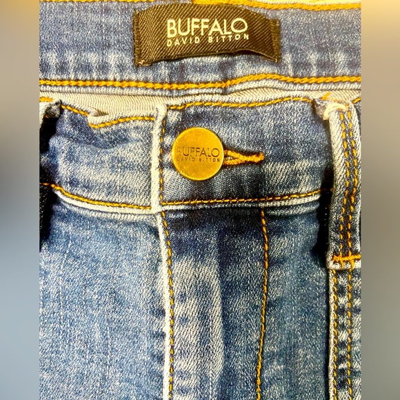 BUFFALO David Britton Womens Cuffed Blue Jean Shorts SIZE 29 - Picture 4 of 5